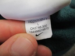 Nike Kyrie Hoodie Mens Large Green Purple Colorblock Pullover Fleece CK6746-300