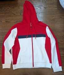 Sergio Tacchini Sora Zip Up Hoodie / Color- Adrenaline Rush / Size MEDIUM
