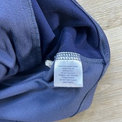 Vineyard Vines Pullover Mens M Blue Quarter Zip Performance 100% Polyester