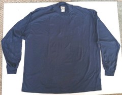 Authentic Apparel Premium Jersey Blue Long Sleeves