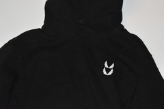ASRV Men’s Size M Black DSG-0920 Tech Essential Distressed Hoodie Cotton Blend
