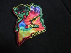 Adult Unisex Grassroots California 420 Rainbow Rose Stash Hoodie Black/Multi