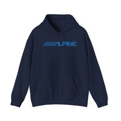 New Alpine Audio Logo Hoodie Car Sound System Unisex Hoodie S‑5XL