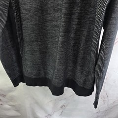 Huckberry Proof Hoodie Mens Large Gray Knit Pullover Sweatshirt Rayon Tech