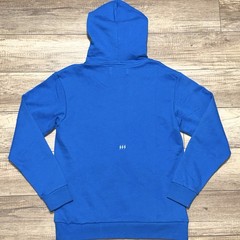 Seek Discomfort Yes Theory Lightning Bolt Classic Blue Pullover Hoodie Mens S