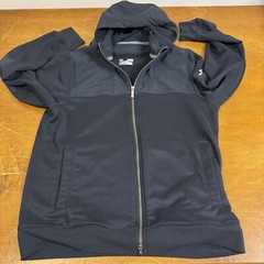 Under Armour Hoodie Mens Medium Black Full Zip Long Sleeve Jacket All Season