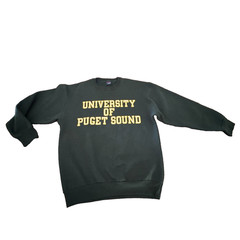 Vintage 1990s JanSport University of Puget Sound Sweatshirt Mens XL Green