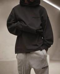 Essentials black stretch limo hoodie Size L BRAND NEW 100% authentic