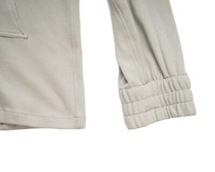 Kiton Napoli $1,950 Gray 100% Cotton Pique Full Zip Up Hoodie Jacket S (48 IT)