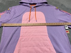 NEW Disney Parks Figment Hoodie Adult Extra Large Purple Epcot Cosplay Pullover