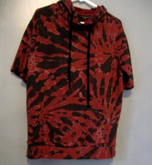 NO BOUNDARIES SHORT SLEEVE FLEECE HOODIE, UNISEX SIZE M(38-40)