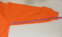 Athletic Works Men’s Orange Crewneck Fleece Sweatshirt Size Medium (38-40)