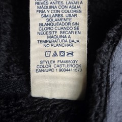 Vintage Faded Glory Skull Hoodie Men’s Size Medium AOP Sherpa Lined Cyber Y2K