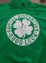 Social distortion clover punk hardcore music Hoody Hoodie hooded sweat shirt