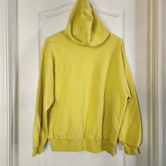 ESPRIT Men’s Pullover HOODIE MEDIUM Color Yellow NWT *FREE SHIP**