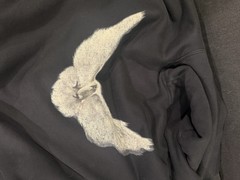 Balenciaga Dove Hoodie Washed Black Yeezy Gap Engineered, Size Medium
