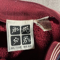 90’s Active Wear Color Block Atheltic Soft And Cozy Sweatshirt
