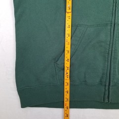 Hollister Dark Green Full Zip Hoodie Men’s Large Soft Fleece Front Pockets