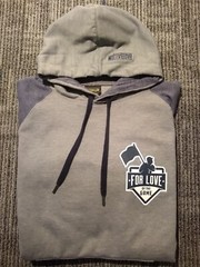 Baseballism Hoodie Men’s Medium Gray Blue Baseball Love Of The Game Long Sleeve
