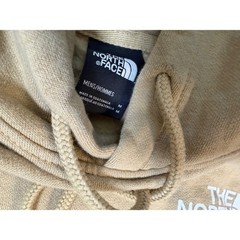 The North Face Mens Box Logo Hoodie Tan Khaki Camo Graphic Pullover Medium