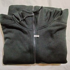 90 Degree By Reflex Men’s Full Zip Front Fleece Hoodie Black Size L Zip Pockets