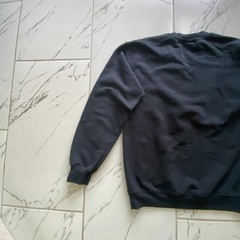 Gildan Heavy Blend Mens Small Black Blank Plain Crewneck Sweatshirt Fleece