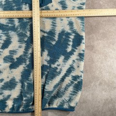 Patagonia Men’s XL Synchilla Snap-T Pullover Geometric Tidal Blue Tie-Dye