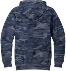 Camo Fleece Pullover Hoodie Camouflage Casual Cotton Blend Hooded Sweatshirt