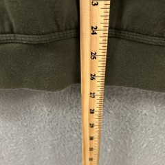 Katahdin Iron Works Hoodie Men Medium Green Sherpa Lined Full Zip Fleece LL Bean