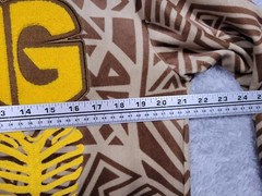 Create 2MRW Sweater Mens Medium Brown Velvet KING Sweatshirt Long Sleeve