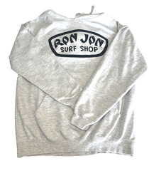 Ron Jon Surf Shop Hoodie Pullover White Cotton All Season surf swim ski