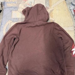 Pacsun Men’s Brown and Burgundy Hoodie