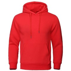 Autumn Winter Men Fleece Warm Mens Sweatshirt Casual Solid Color Streetwear Pull