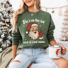 Funny Christmas Santa Retro Sweatshirt Holiday Apparel Gift