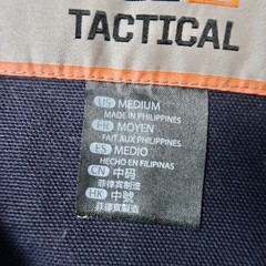 5.11 Tactical Mens Medium Blue Fire EMS 1/4 Zip Job Shirt Pullover Fleece