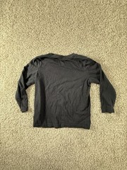 Chicago Bulls NBA Shirt Youth Small Long Sleeve Black Red Basketball Sport