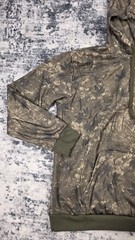 Men’s Camouflage Pullover Hoodie Green Brown Hunting Camo Fleece Size XL