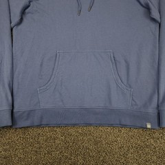 Peter Millar Hoodie Men Medium Blue Lava Wash Performance Pullover Golf Sweater