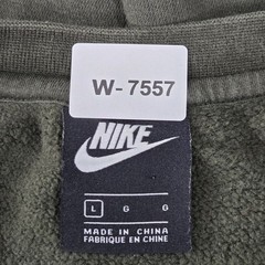 Nike Men Sweatshirt L Gray Colorblock Fleece Swoosh Logo CZ4921-141 Activewear