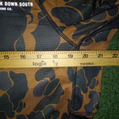 Back Down South Waffle Grid Hoodie CAMO Pullover Hooded Fleece Mens Medium