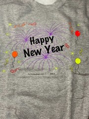 Happy New Year Crewneck Sweatshirt – Ugly Sweater Party – Holiday Gift Idea