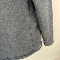Rugged Elements Mens Fleece Lined Hoodie Charcoal Gray Full Zip Jacket Size M
