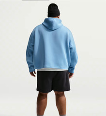 Nike Tech Men’s Fleece Full-Zip Hoodie Work Blue Mens IF1319-486