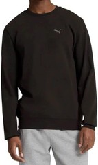 NWT! Puma Men’s Textured Crew Neck Sweatshirt, Black/M,L,XL