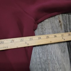 Alpha Hoodie Mens XXL Deep Red Pullover Sweatshirt Long Sleeve Hooded Activewear