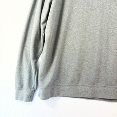 Puma Mens XXL Gray Ribbed Crewneck Sweatshirt Long Sleeve Cat Logo 892219-02