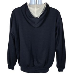 Open Trails Hooded Sweatshirt Jacket Men Size M Navy Blue Front Pockets Lined