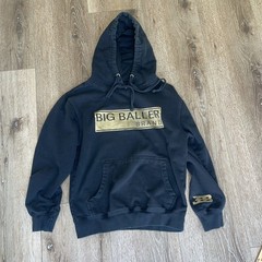 Big Baller Brand Lavar Ball Black Gold Hoodie Pullover Sweatshirt Mens Sz Small