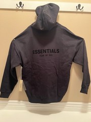 Large Essential Stretch Limo Hoodie Men’s Size L Black
