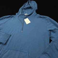 Peter Millar GOLF Hoodie Sweater -M- Slate Blue STRETCH Crown Comfort MODAL